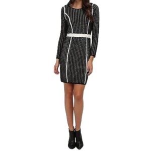 Calvin Klein Long Sleeve Sweater Sheath Dress Size M
